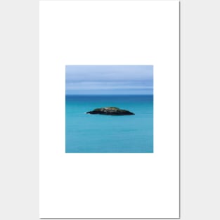 Cute tiny island off the coast of Anglesey, North Wales Posters and Art